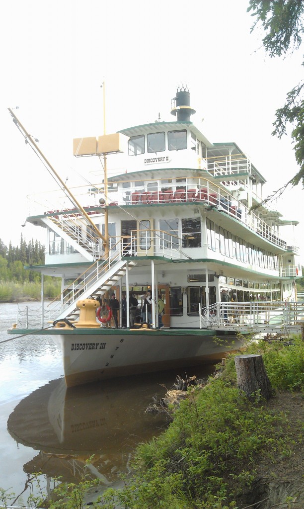 Riverboat cruise in Fairbanks #Alaska here is our paddlewheeler