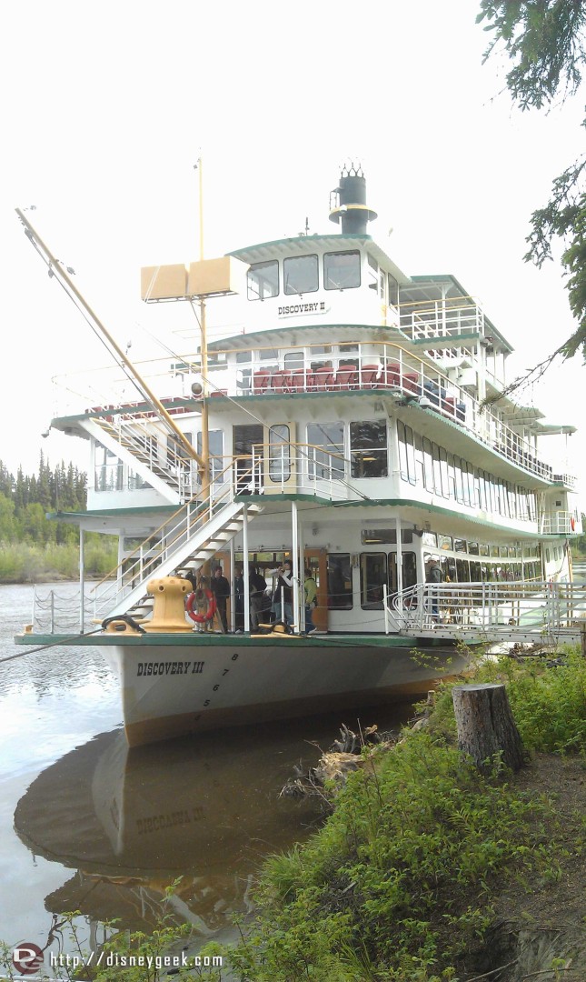 Riverboat cruise in Fairbanks Alaska here is our paddlewheeler