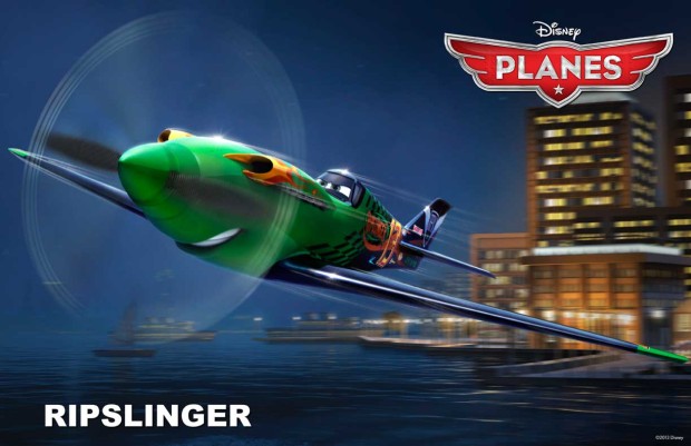 The reigning champion Ripslinger voiced by Roger Craig Smith