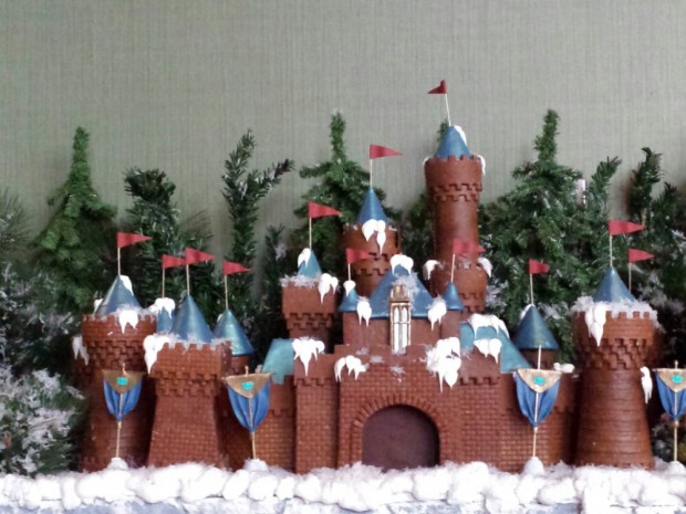 Sleeping Beauty Castle gingerbread