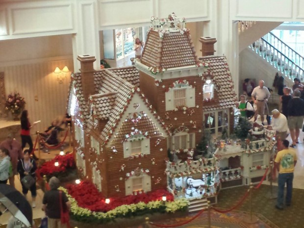The Grand Floridian Gingerbread house celebrating 15 years this year