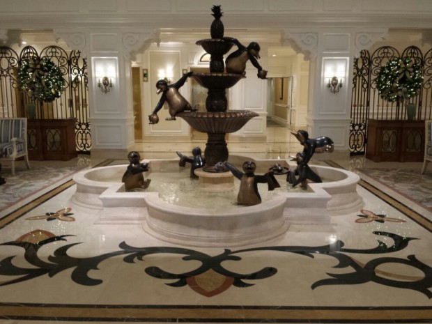The Lobby of the Villas at the Grand Floridian