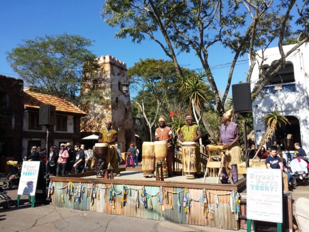 A street party in Harambe