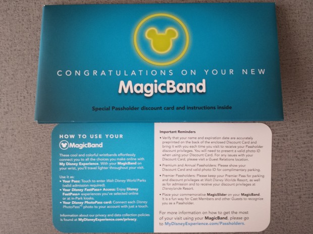 Annual Passholder MagicBand instructions