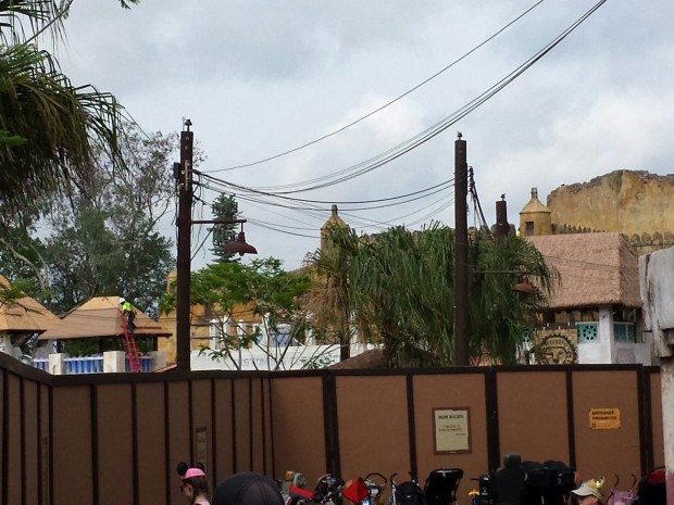 Disney's Animal Kingdom - New Festival of the Lion King Theater construction