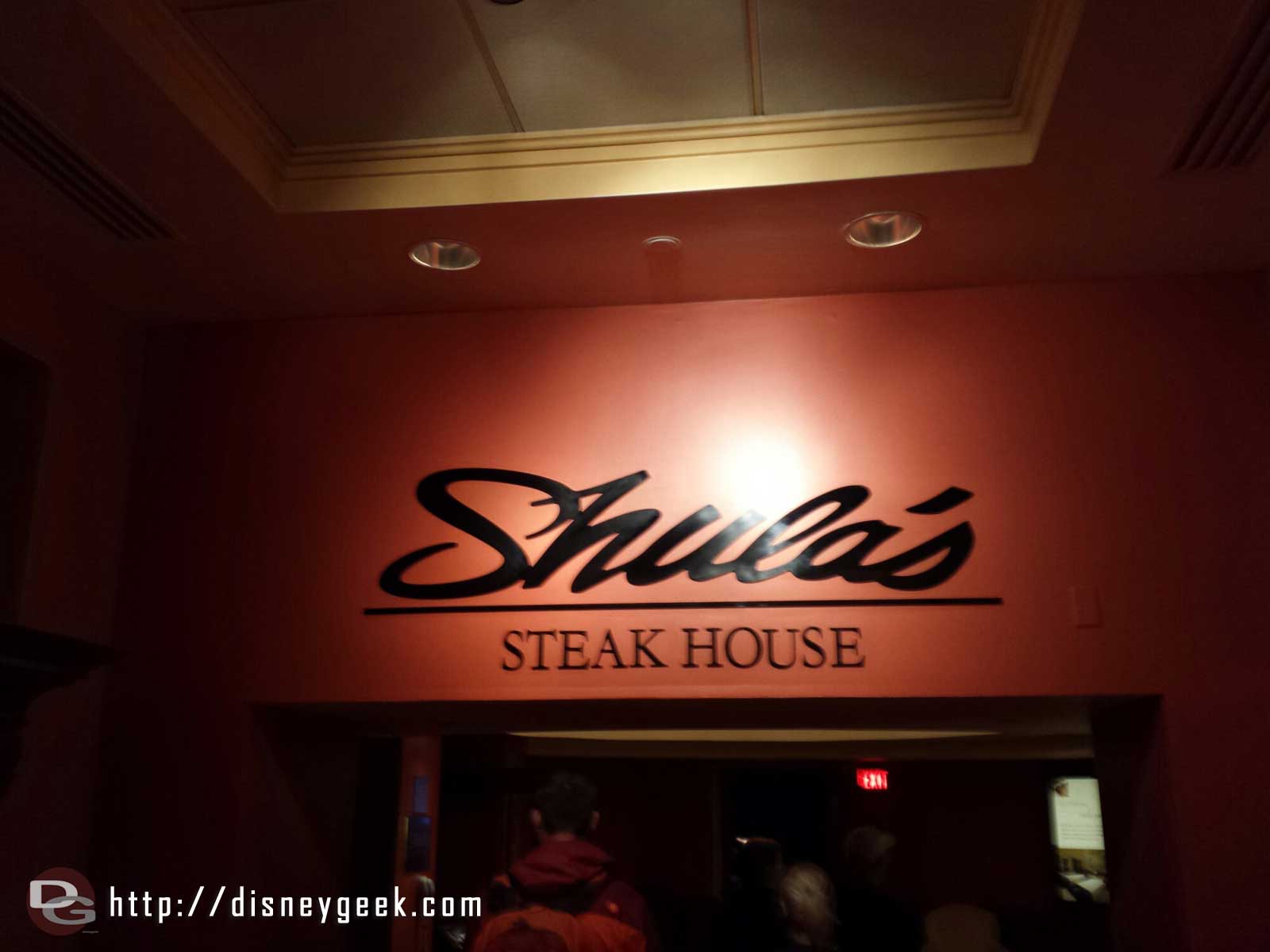 Shula's Steakhouse sign