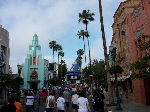 Hollywood Blvd this morning at Disney's Hollywood Studios