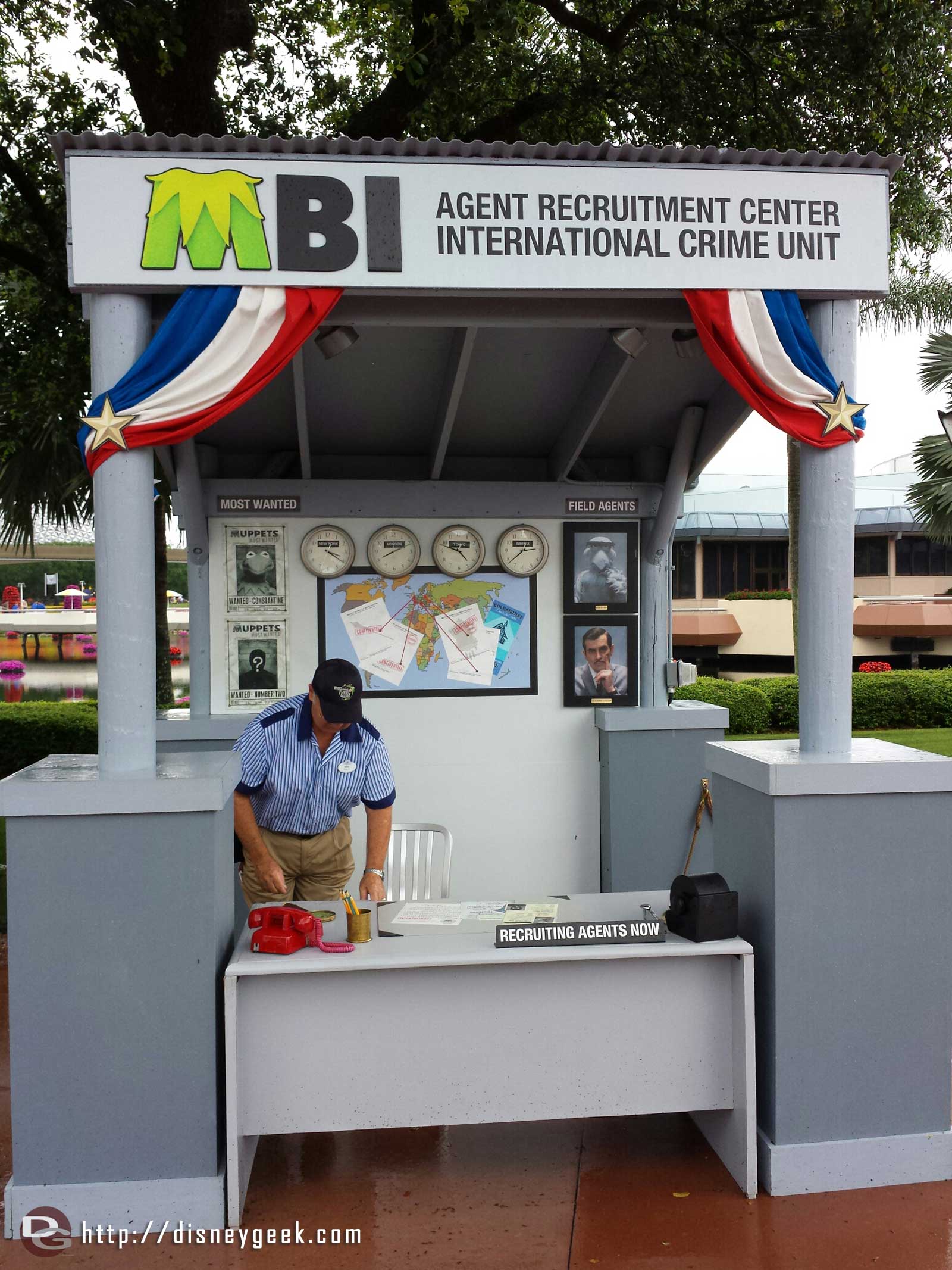 The kiosk for the MIB