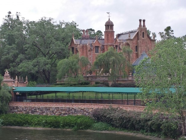 The Haunted Mansion from the Liberty Belle