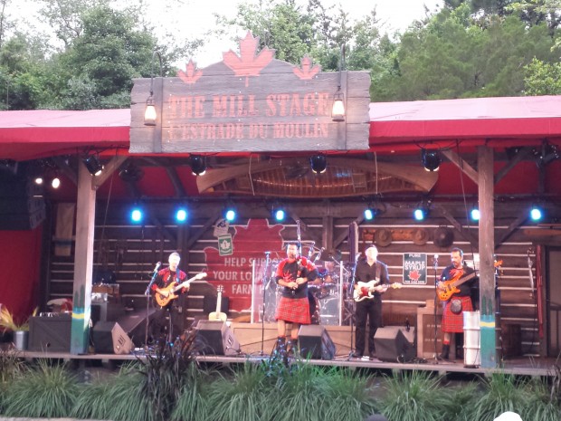Off Kilter performing in Canada - Epcot World Showcase
