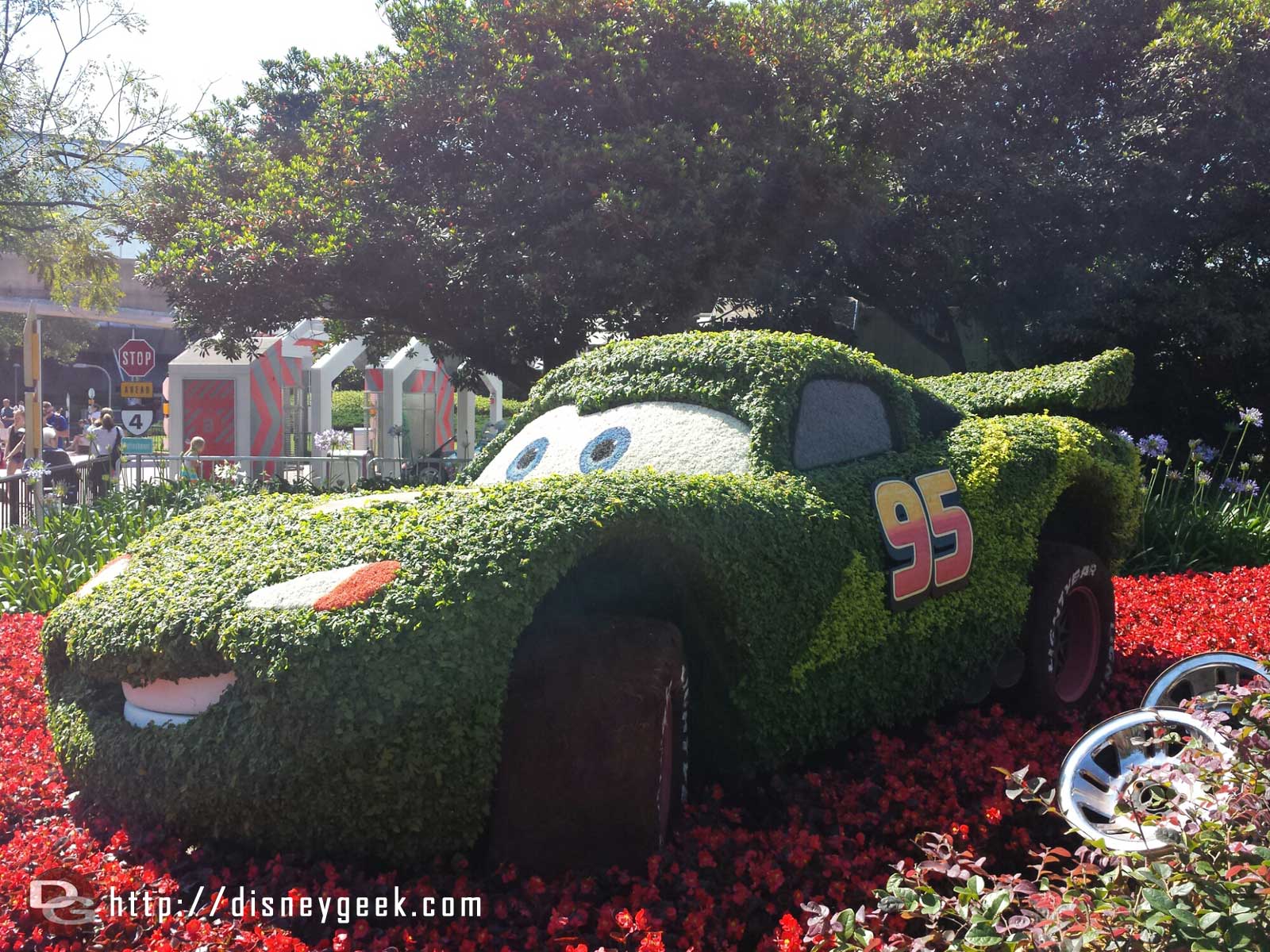 Lightning McQueen - Epcot International Flower & Garden Festival