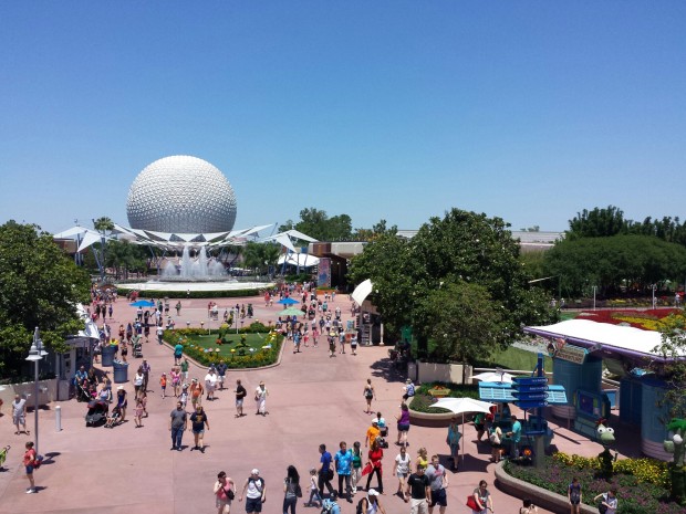 Epcot - Future World from the Monorail