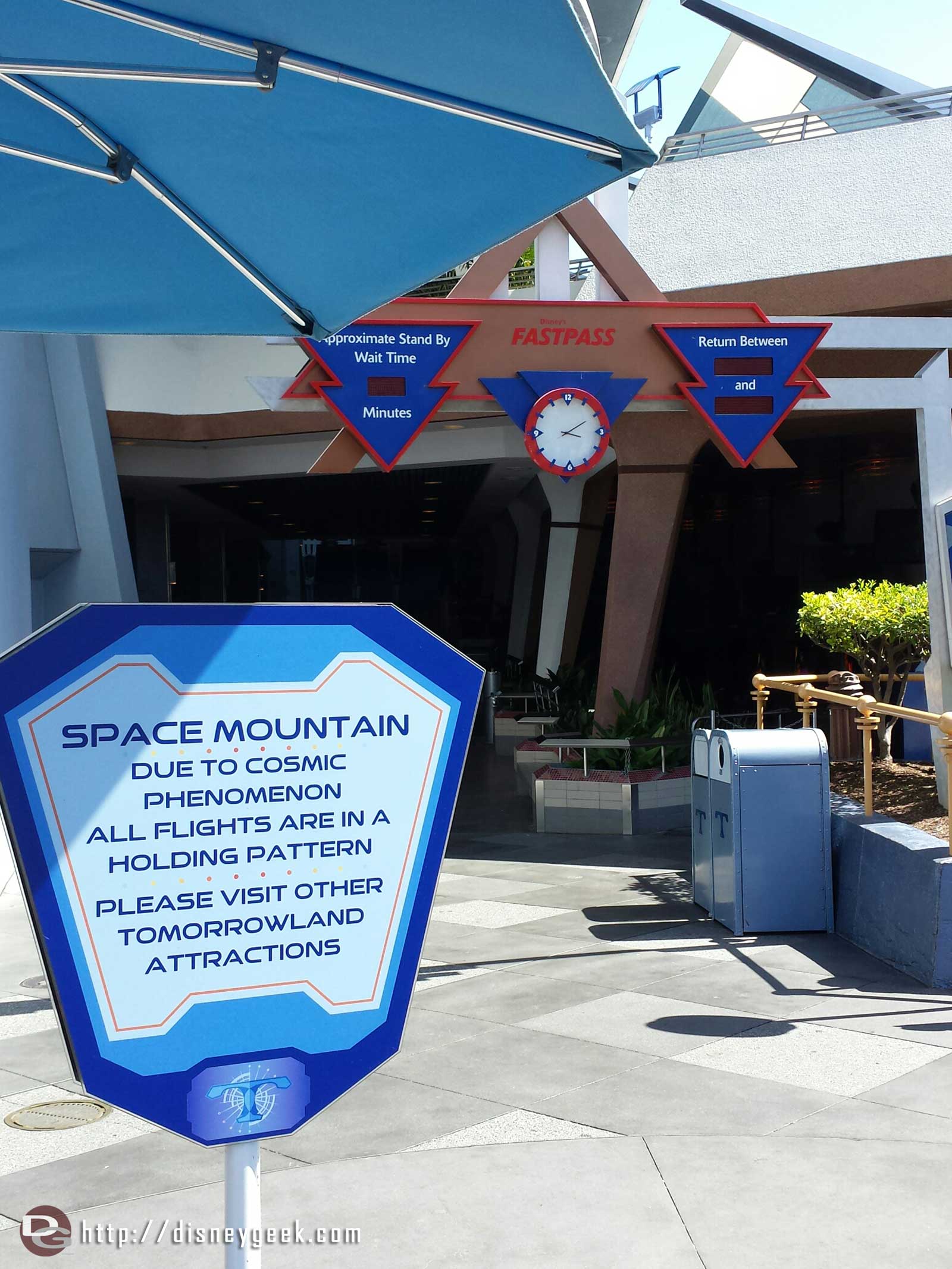 Space Mountain is closed until July The Geek s Blog disneygeek