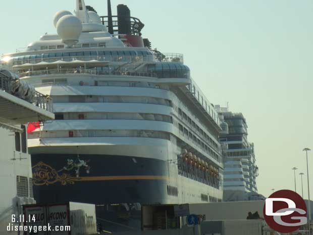 Disney Magic docked in Civitavecchia (Rome), Italy 