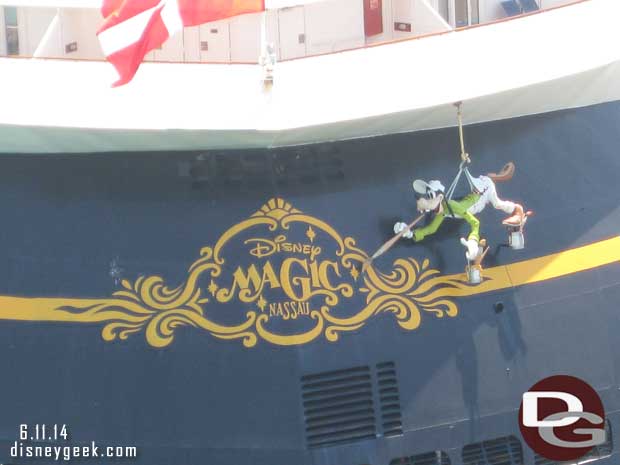 Disney Magic docked in Civitavecchia (Rome), Italy 