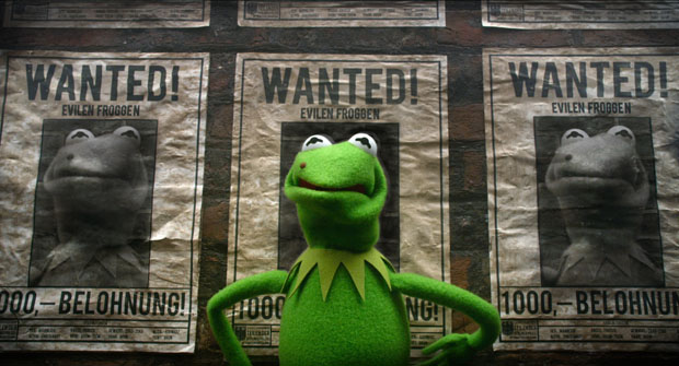"MUPPETS MOST WANTED" (Pictured) KERMIT. Photo by: Jay Maidment ?2013 Disney Enterprises, Inc. All Rights Reserved.