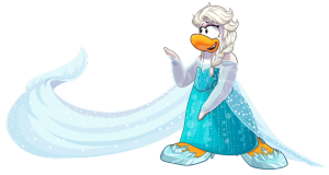Disney Club Penguin - Frozen - Elsa
