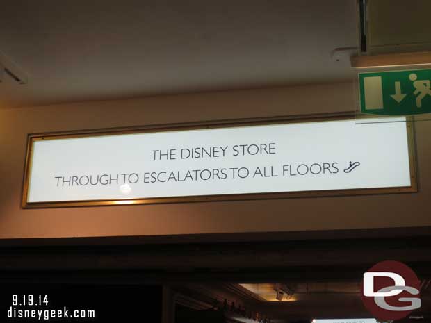 The Disney Store - Harrods - London England