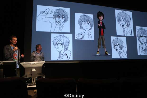 "BIG HERO 6" Pictured (L-R): Directors Chris Williams & Don Hall. Photo by: Patrick Wymore. ©2014 Disney. All Rights Reserved.