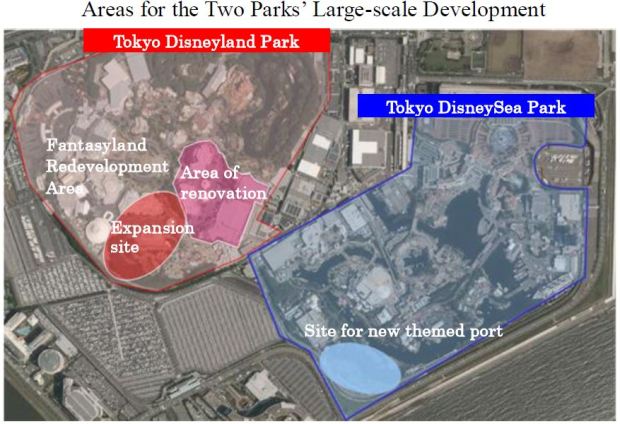 Tokyo Disneyland Resort Expansion Diagram