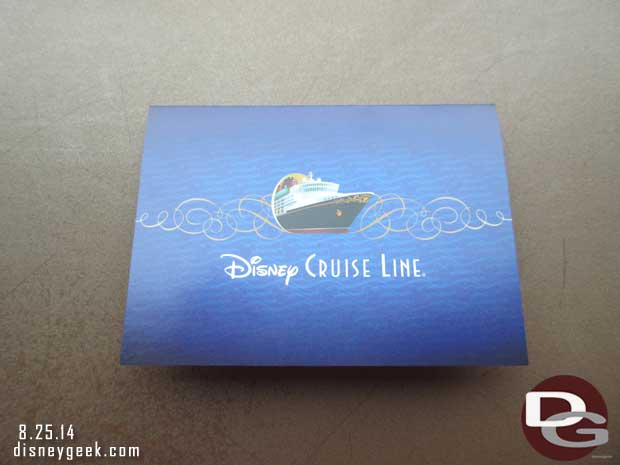 Disney Fanasy - Anna & Elsa reservation card