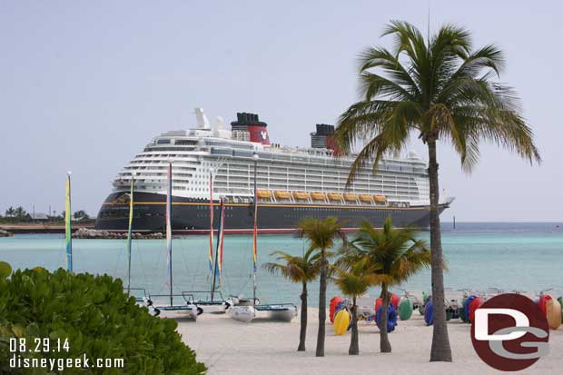 Disney Fantasy from Castaway Cay