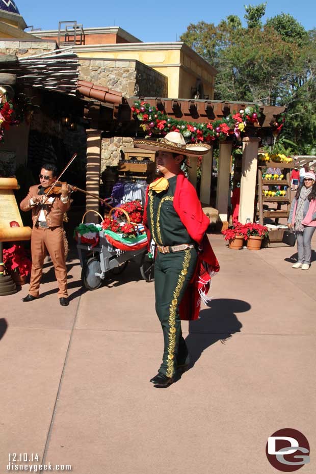Epcot Holidays Around the World - Mexico - Mariachis and Dancers
