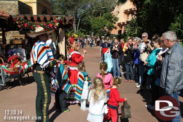 Epcot Holidays Around the World - Mexico - Mariachis and Dancers