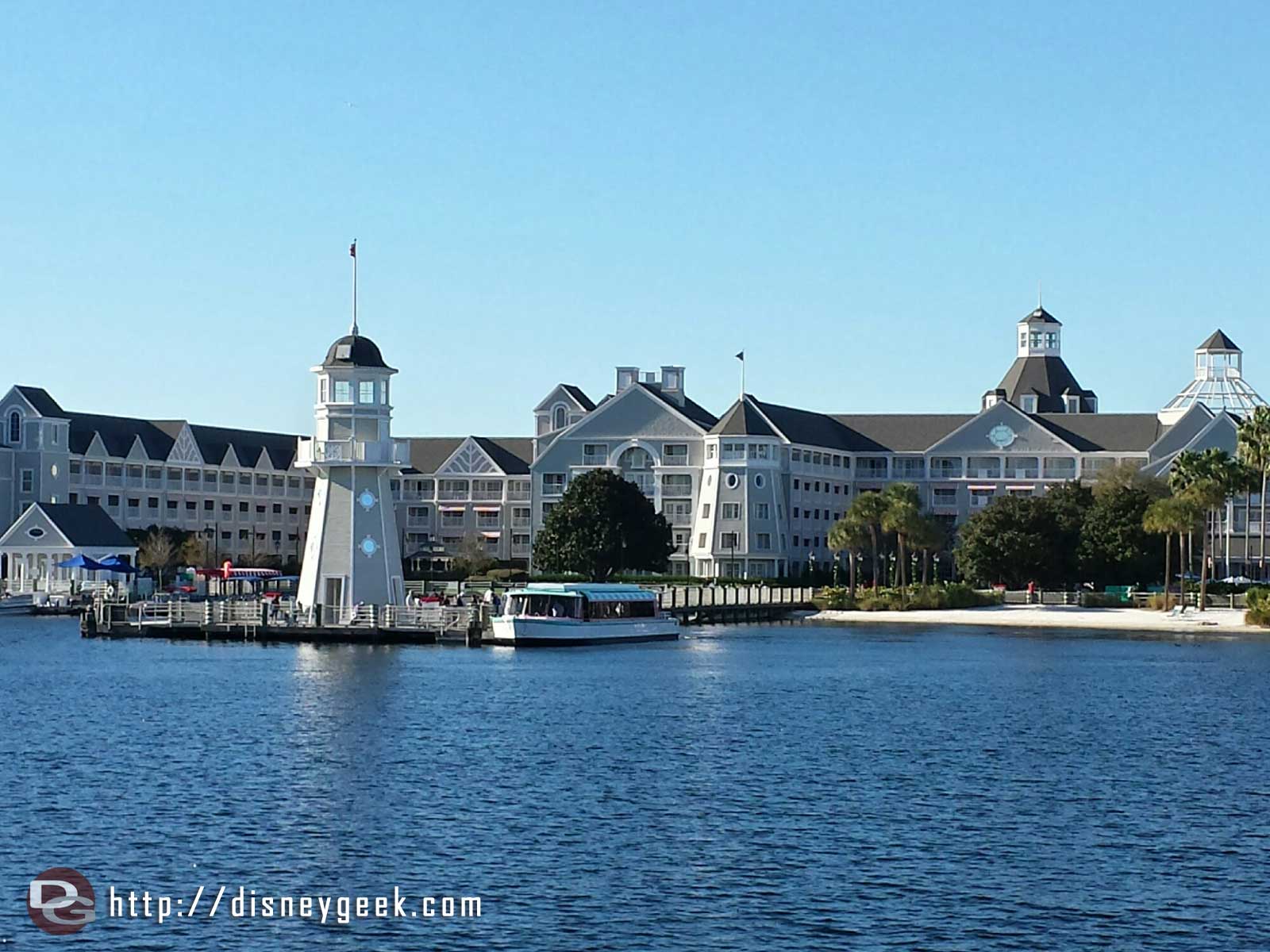 A picture perfect afternoon at Disney's Yacht Club Resort