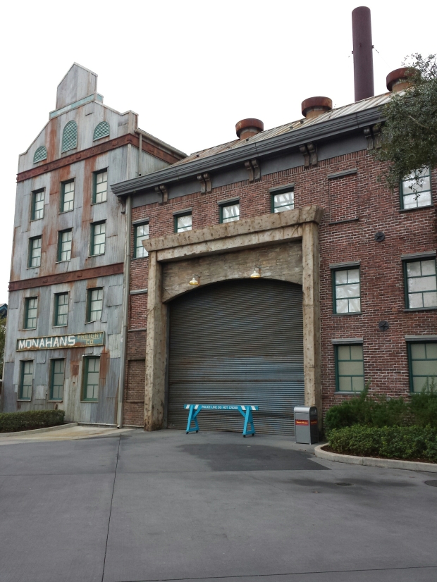The former Backlot Tour entrance.. now nothing.