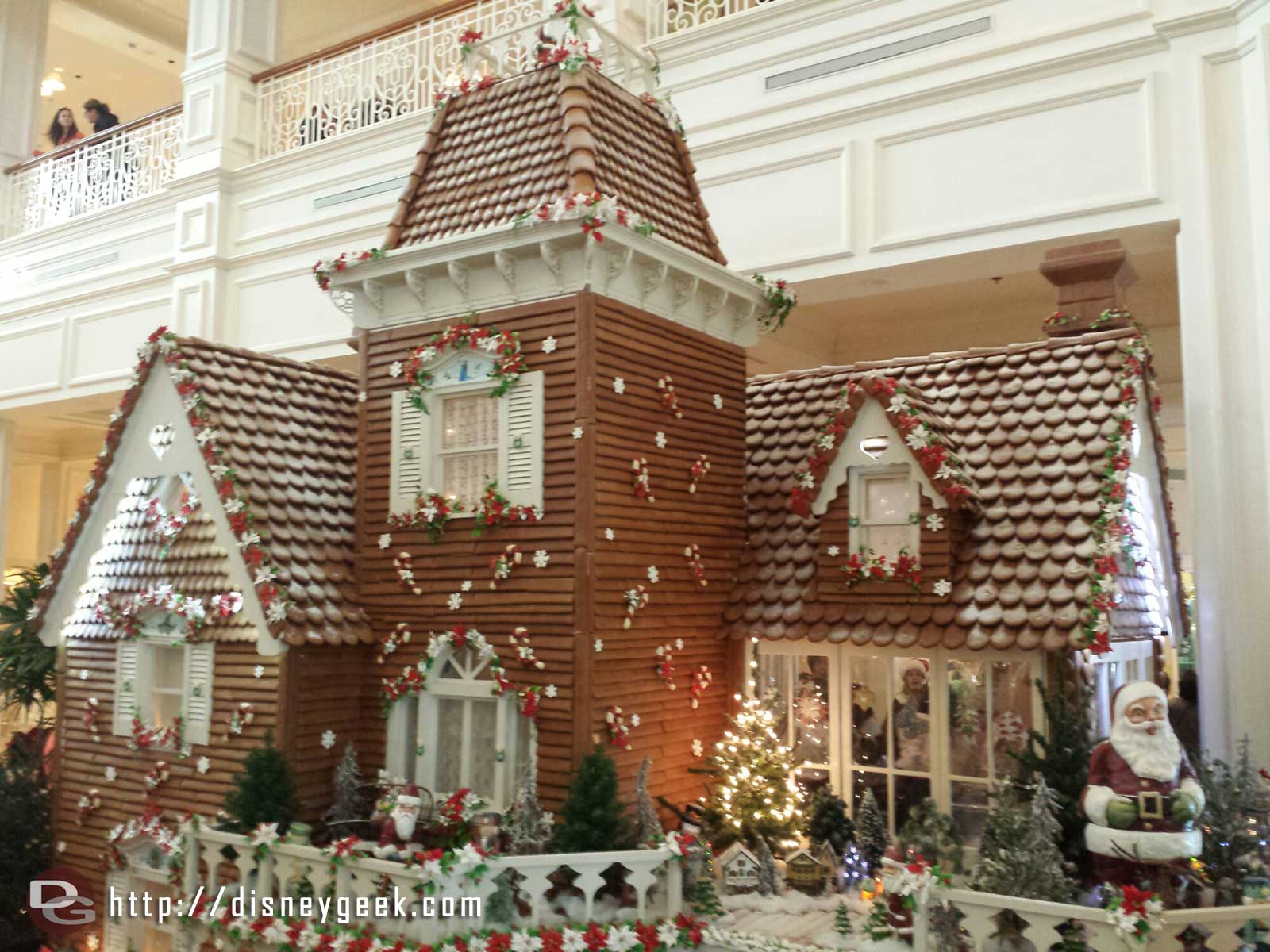 The Grand Floridian gingerbread house.