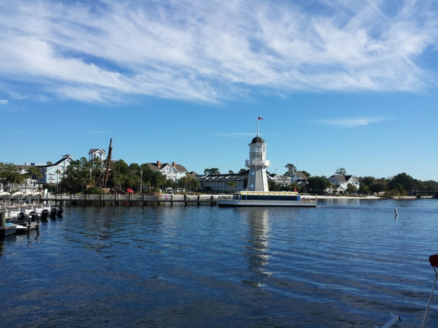 The Disney's Yacht Club Resort dock/lighthouse