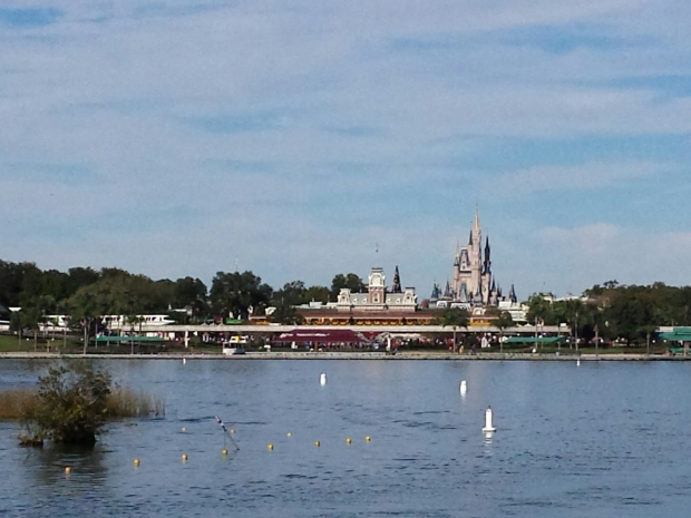 Always an impressive and fun view to approach the Magic Kingdom by Ferry..  I highly recommend this to first time visitors. Unfortunately with the Disney buses dropping you off at the park now most do not experience this.