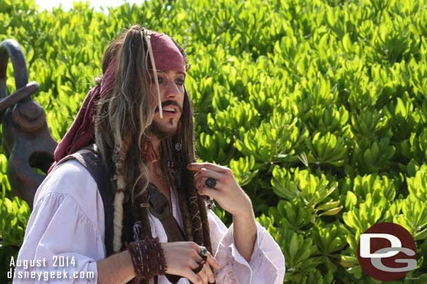 Disney Fantasy - Castaway Cay - Captain Jack Sparrow