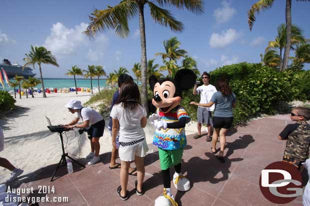 Disney Fantasy - Castaway Cay - Mickey Mouse