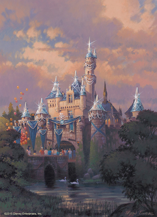 Disneyland 60th Castle Artwork