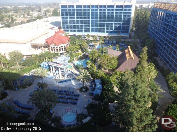 Disneyland Hotel Pool area
