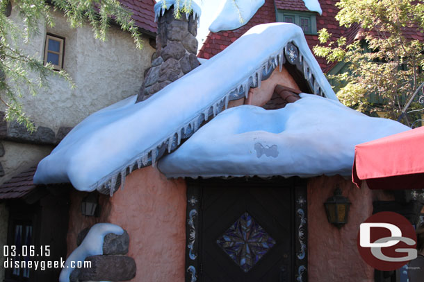 Olaf was MIA from Fantasyland.. hopefully he did not find out what happens in summer.