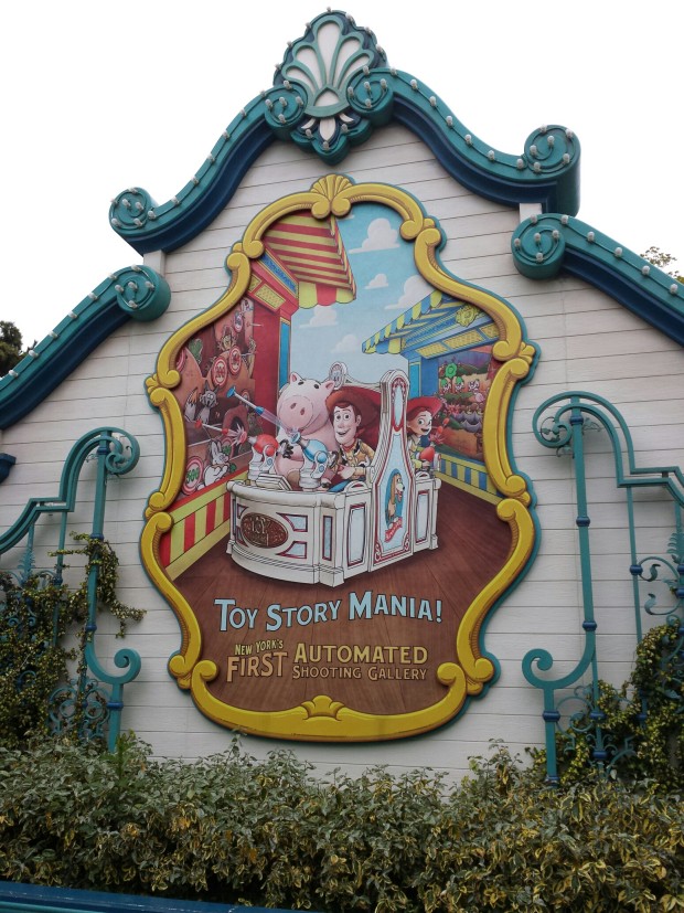toy story mania sign