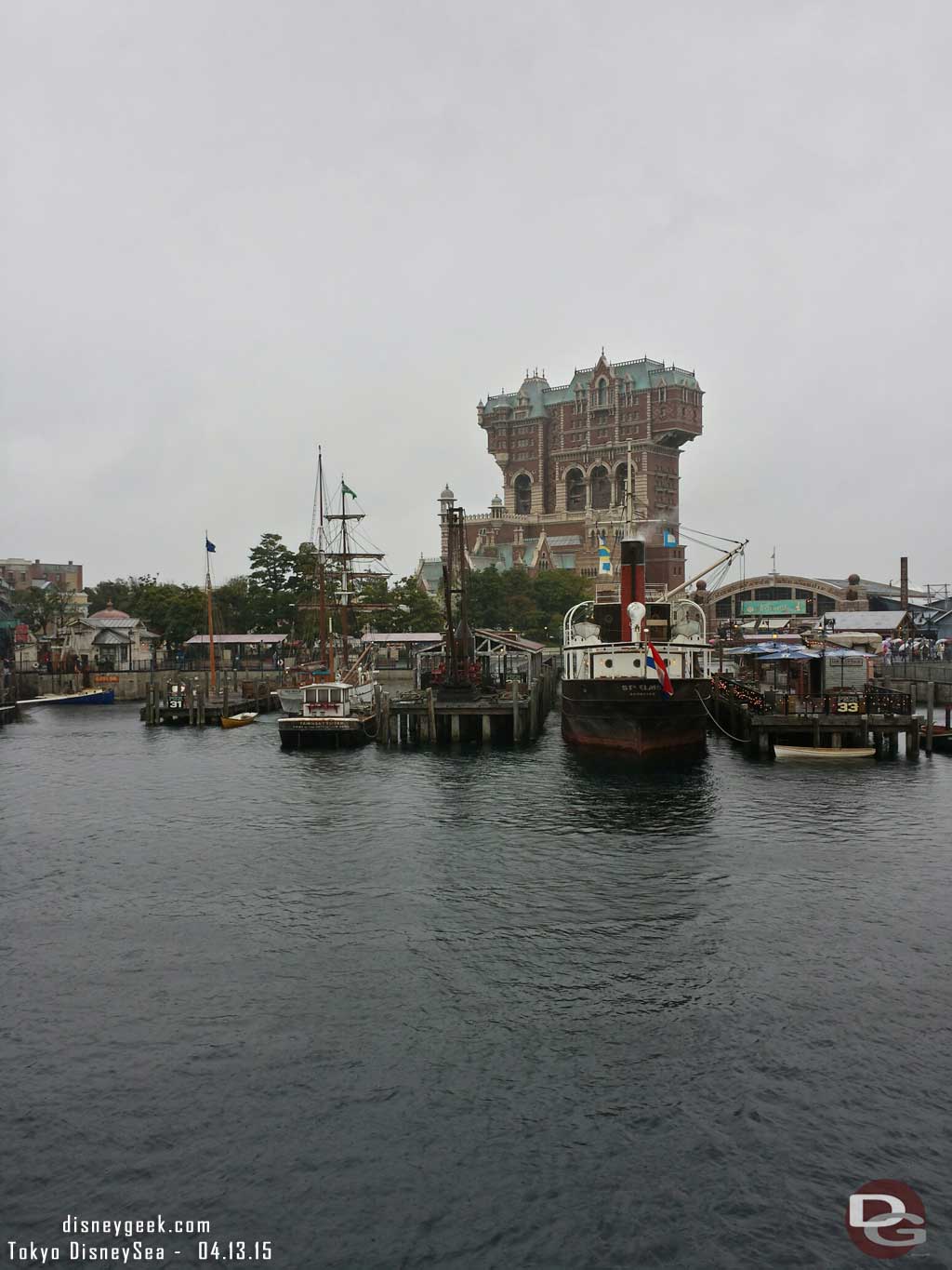Another view of the American Waterfront in Tokyo DisneySea