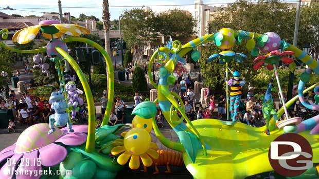 Pixar Play Parade from the Carthay Circle Restaurant