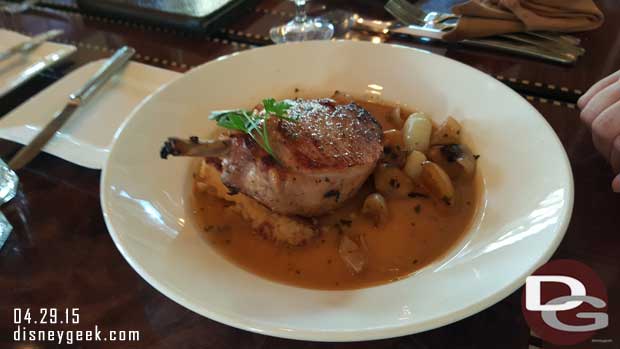 Carthay Circle Restaurant - Thick Cut Pork Chop