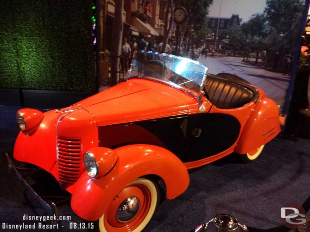 A car Mickey would take around the park - Walt Disney Archives Presents - Disneyland: The Exhibit