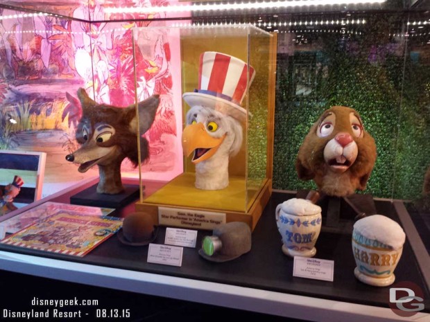 America Sings items - Walt Disney Archives Presents - Disneyland: The Exhibit