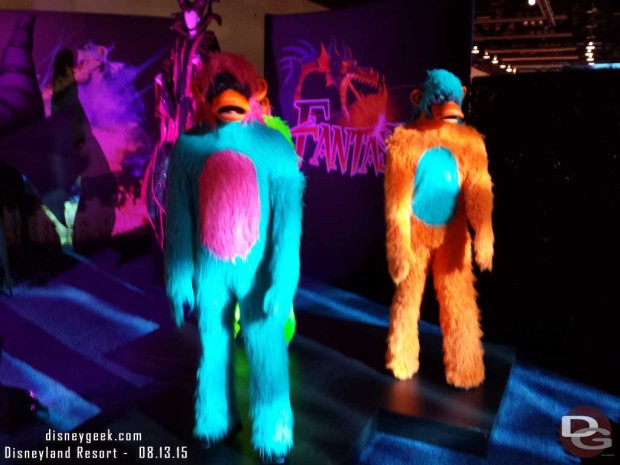 Monkey costumes from Fantasmic - Walt Disney Archives Presents - Disneyland: The Exhibit