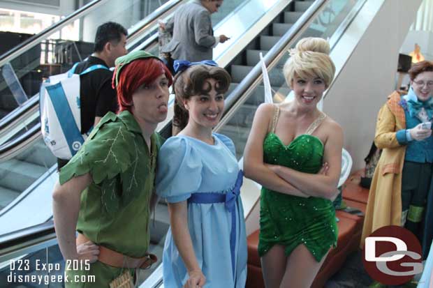 Peter Pan, Wendy, and Tinker Bell