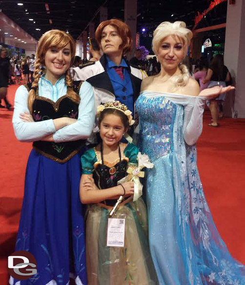 Frozen Cosplay at D23 Expo