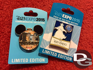 Pins from Disney Dream Store at D23 Expo