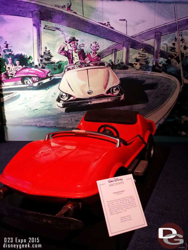 Autopia Car - Walt Disney Archives Presents - Disneyland: The Exhibit