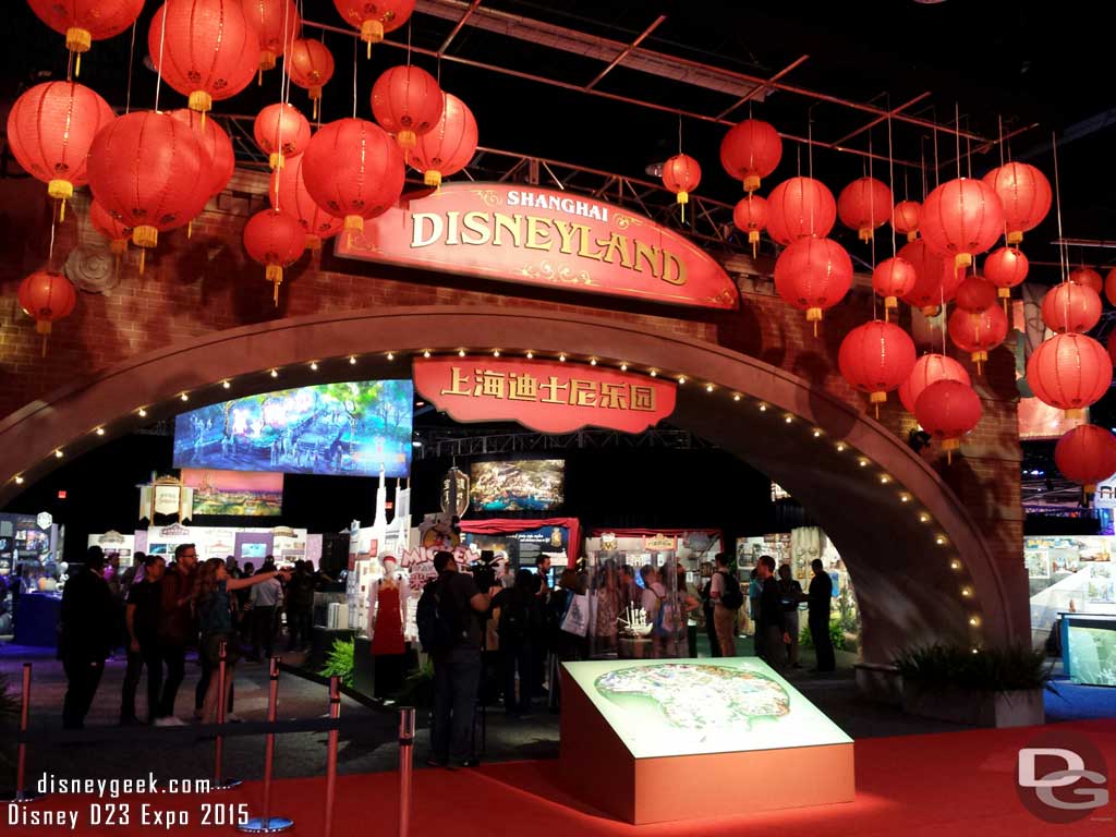 Shanghai Disneyland at the parks area on the show floor